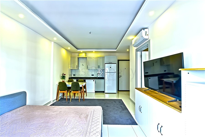 Квартира планировкой 1+1 в современном комплексе в районе Оба