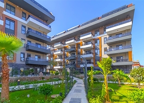 Квартира планировкой 1+1 в современном комплексе в районе Оба