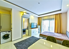 Квартира планировкой 1+1 в современном комплексе в районе Оба