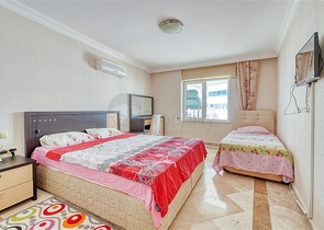 Трехкомнатная квартира с мебелью в районе Махмутлар