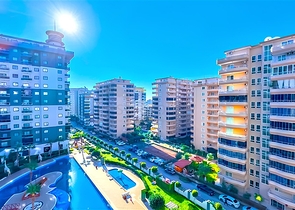 Квартира 1+1 в одном из лучших комплексах в районе Махмутлар