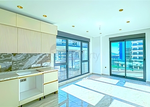 Квартира 1+1 в районе Тосмур в 200м от моря