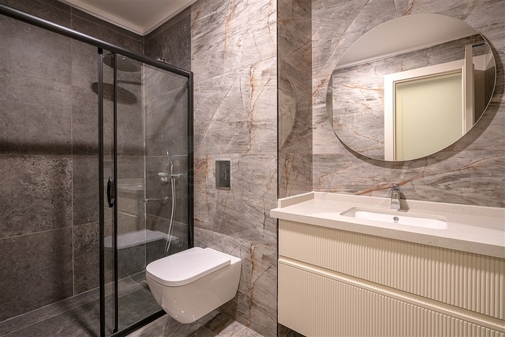 Квартира 3+1  в новом комплексе в районе пляжа Клеопатра