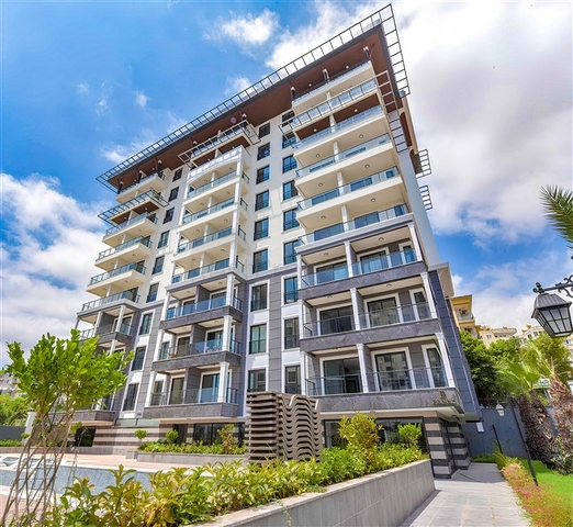 Квартира 3+1  в новом комплексе в районе пляжа Клеопатра