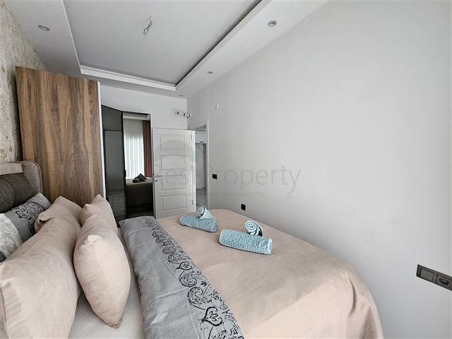 Квартира 1+1 в новом комплексе в районе пляжа Клеопатра