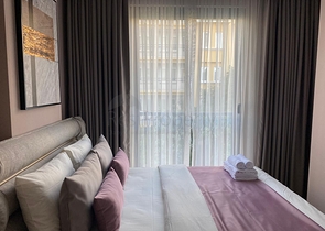 Квартира 1+1 в районе пляжа Клеопатра 