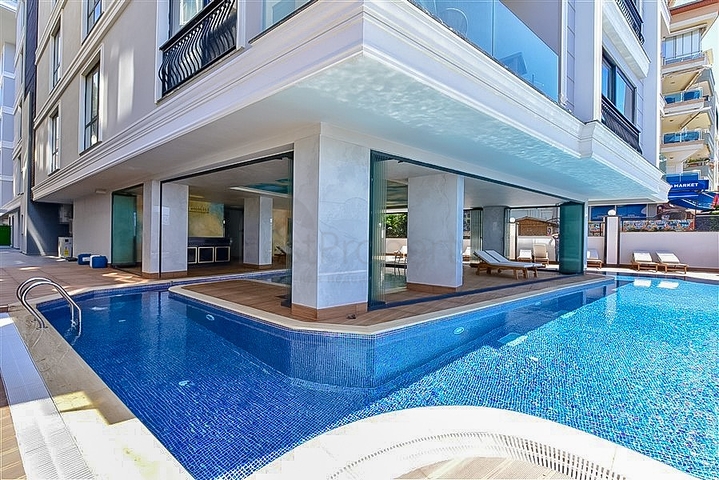 Пентхаус 3+1 в новом комплексе на первой береговой линии в Алании