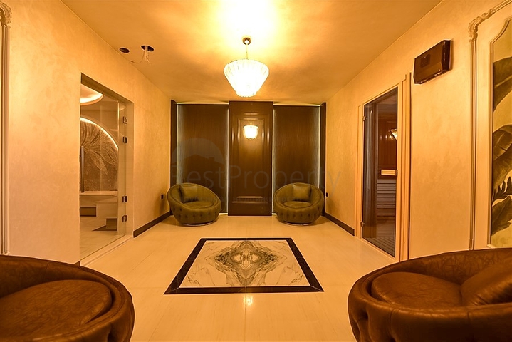 Пентхаус 3+1 в новом комплексе на первой береговой линии в Алании