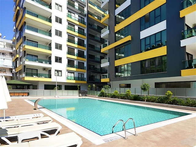 Квартира планировкой 2+1 в центре Алании