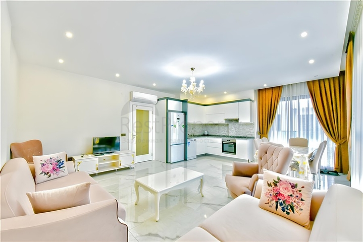 Квартира планировкой 2+1 в центре Алании