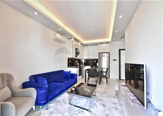 Квартира 1+1  в аренду в районе Махмутлар