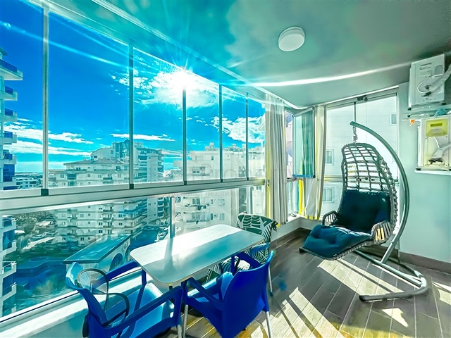 Просторная двухкомнатная квартира в Махмутларе