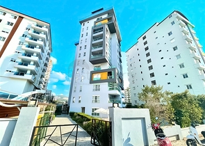 Просторная двухкомнатная квартира в Махмутларе