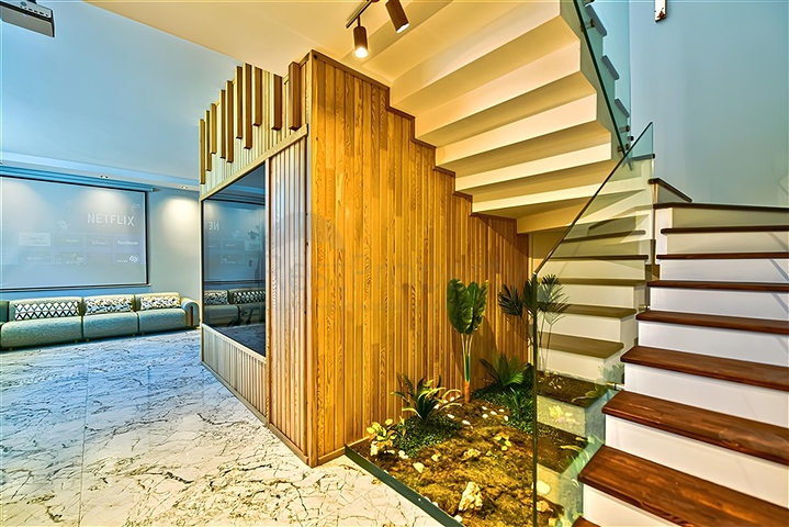 Комплекс роскошных вилл с видом на море в Авсалларе