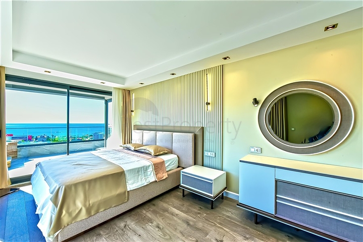 Комплекс роскошных вилл с видом на море в Авсалларе