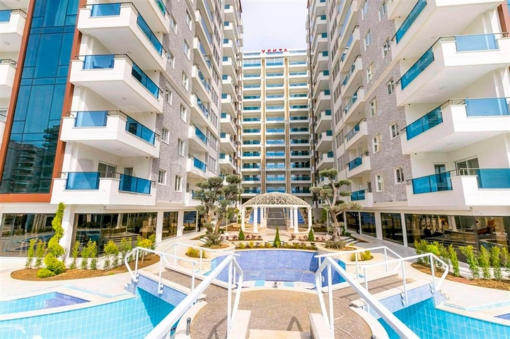 Двухкомнатные апартаменты в Махмутларе