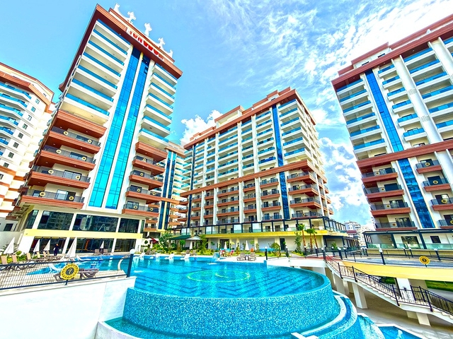 Квартира 2+1 в комплексе с развитой инфраструктурой в районе Махмутлар