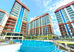 Квартира 2+1 в комплексе с развитой инфраструктурой в районе Махмутлар