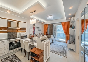 Двухкомнатная квартира в одном из лучших комплексах Махмутлара 