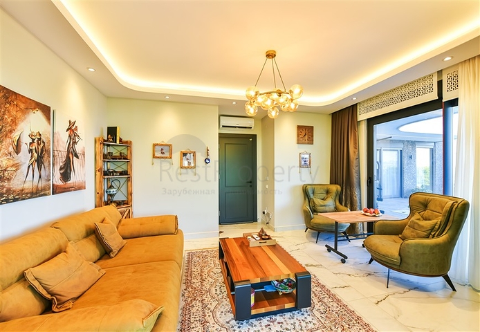 Вилла 6+1 с видом на море в районе Каргыджак 