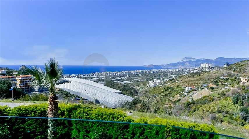 Вилла 6+1 с видом на море в районе Каргыджак 