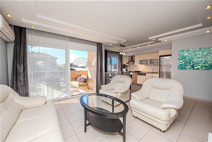 Просторная квартира 2+1 в районе Оба