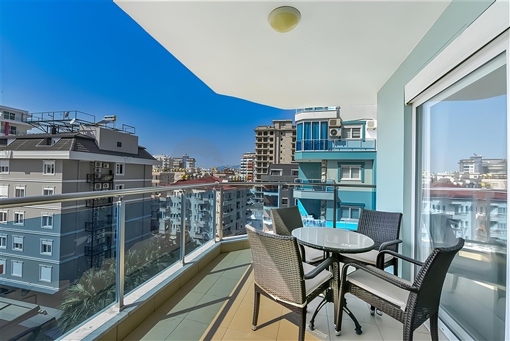 Двухкомнатная квартира в Махмутларе в 350 м от моря