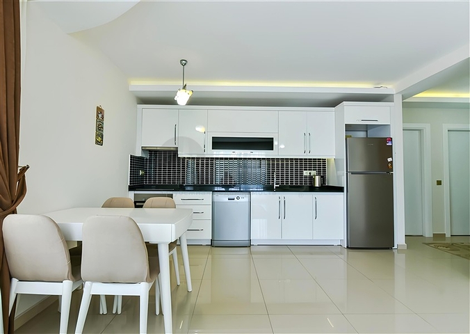 Двухкомнатная квартира в Махмутларе в 350 м от моря