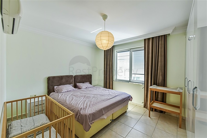 Меблированная 2+1 в Тосмуре в 200 м от моря