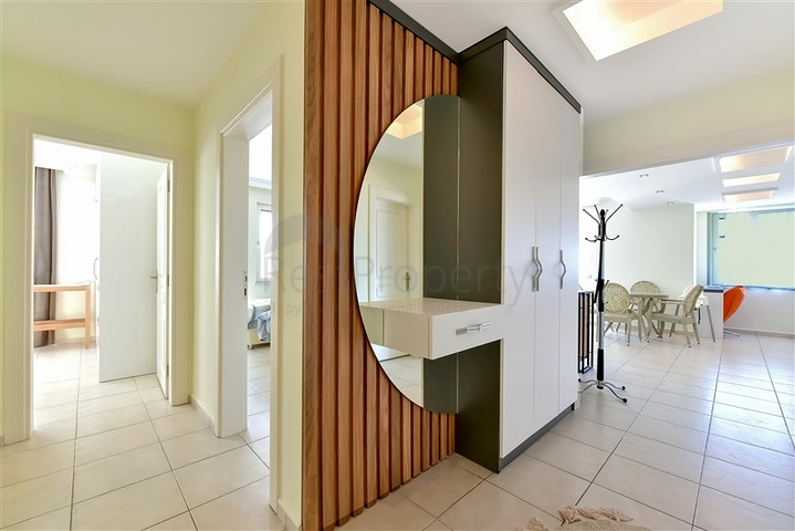 Меблированная 2+1 в Тосмуре в 200 м от моря