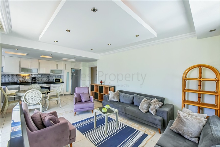 Меблированная 2+1 в Тосмуре в 200 м от моря