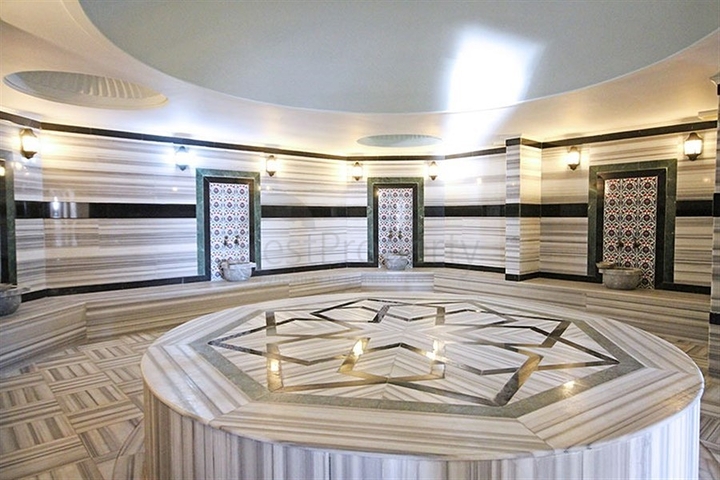 Роскошная квартира с видом на море и полной инфраструктурой в сердце Конаклы 