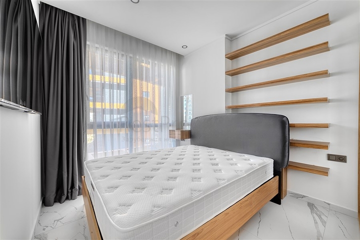 Двухкомнатная квартира в новом проекте c развитой инфраструктурой в Авсалларе