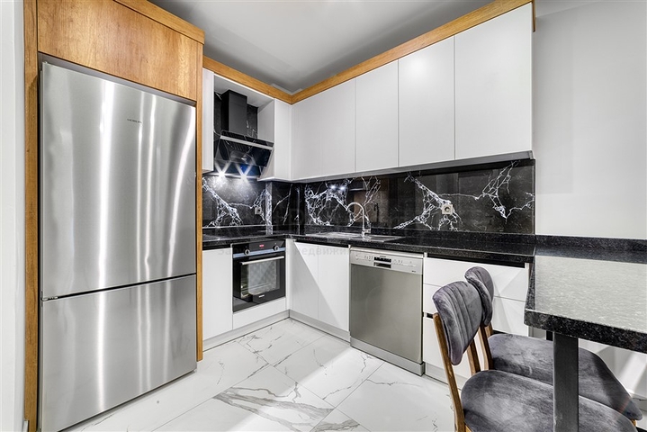 Двухкомнатная квартира в новом проекте c развитой инфраструктурой в Авсалларе