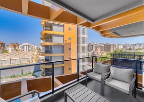 Двухкомнатная квартира в новом проекте c развитой инфраструктурой в Авсалларе