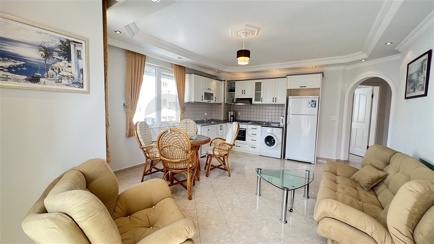 Уютная квартира 2+1 в районе Оба 