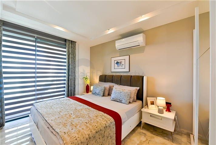 Квартира 1+1 с видом на море в районе Каргыджак