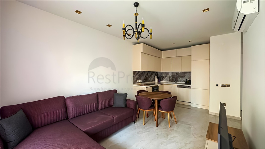 Квартира 1+1 в премиальном комплексе в центре Алании