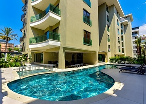 Квартира 1+1 в премиальном комплексе в центре Алании