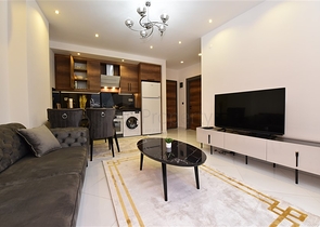 Двухкомнатная квартира с панорамным видом на горы 