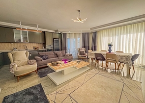 Продажа виллы с видом на море в Алании | 3 спальни, 170 м²