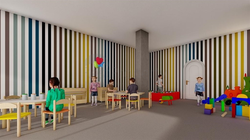 Квартира 1+1 в новом комплексе в Авсалларе