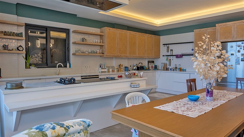 Продажа виллы 4+1 в Алании у моря | Готовый дом с мебелью