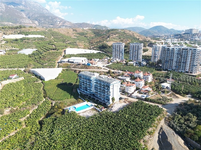 Пентхаус планировки 2+1 в Махмутларе