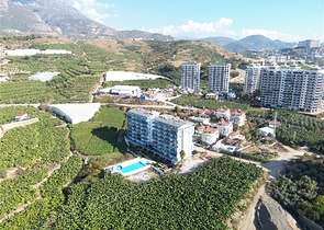 Пентхаус планировки 2+1 в Махмутларе