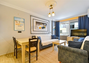 Квартира 1+1 в районе Оба всего в 550 м от моря