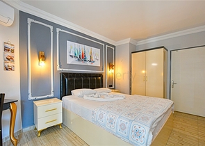 Квартира 1+1 в районе Оба всего в 550 м от моря