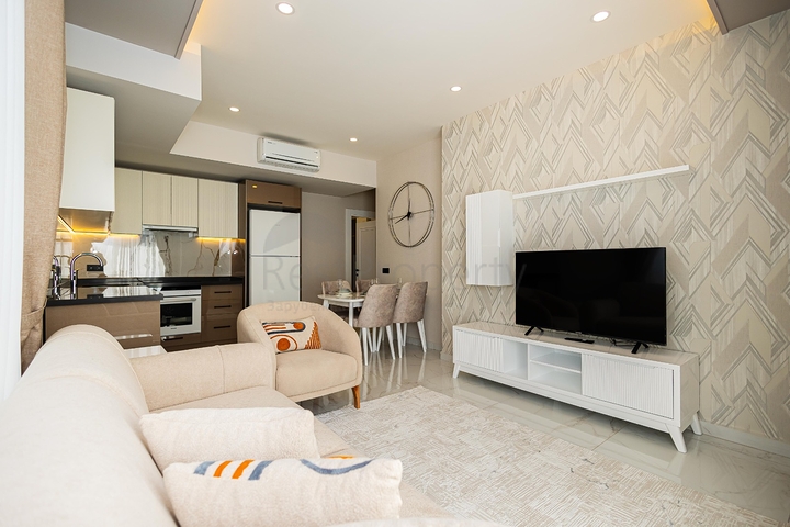 Уютная квартира 1+1 в районе пляжа Клеопатра