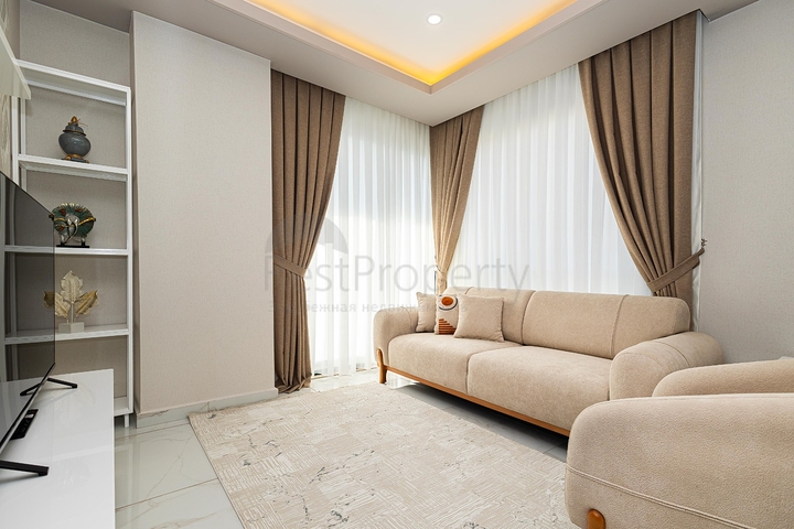 Уютная квартира 1+1 в районе пляжа Клеопатра