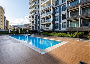 Уютная квартира 1+1 в районе пляжа Клеопатра